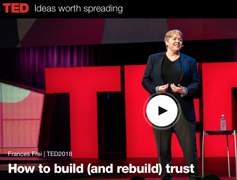 Het belang van vertrouwen: Frances Frei (TED-talk)