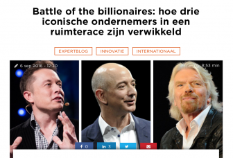 Battle of the billionaires: hoe drie iconische ondernemers in een ruimterace zijn verwikkeld