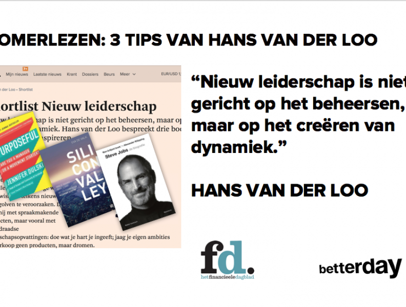 Nieuw leiderschap in Het Financieele Dagblad (14.07.18)