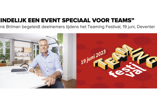 Teaming Festival: “Eindelijk een event speciaal voor teams!”